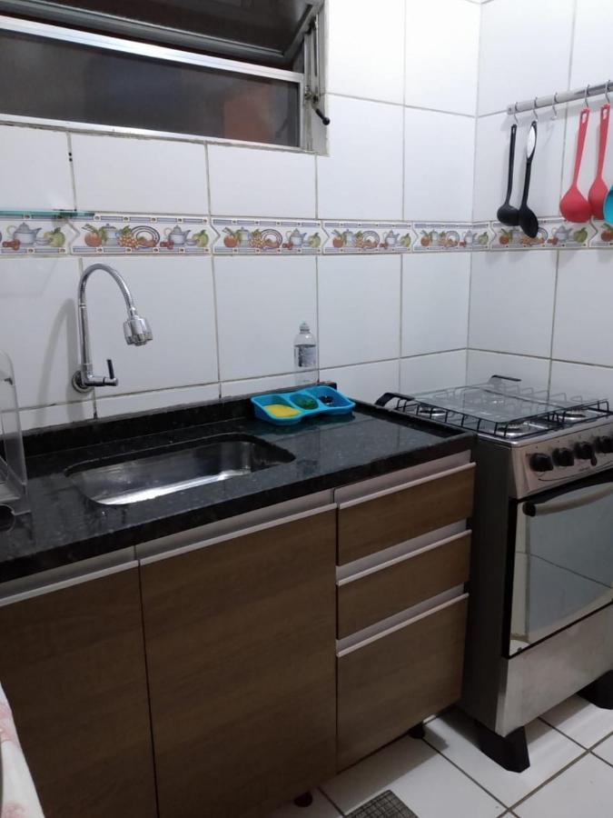 Appartement Studio Confortavel Com Ar Condicionado E Internet. à São Vicente Extérieur photo